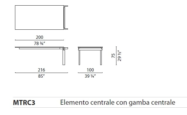 Прямоугольный обеденный стол из дуба CAPPELLINI MATHARE ARCH-00139520 - Вид №2