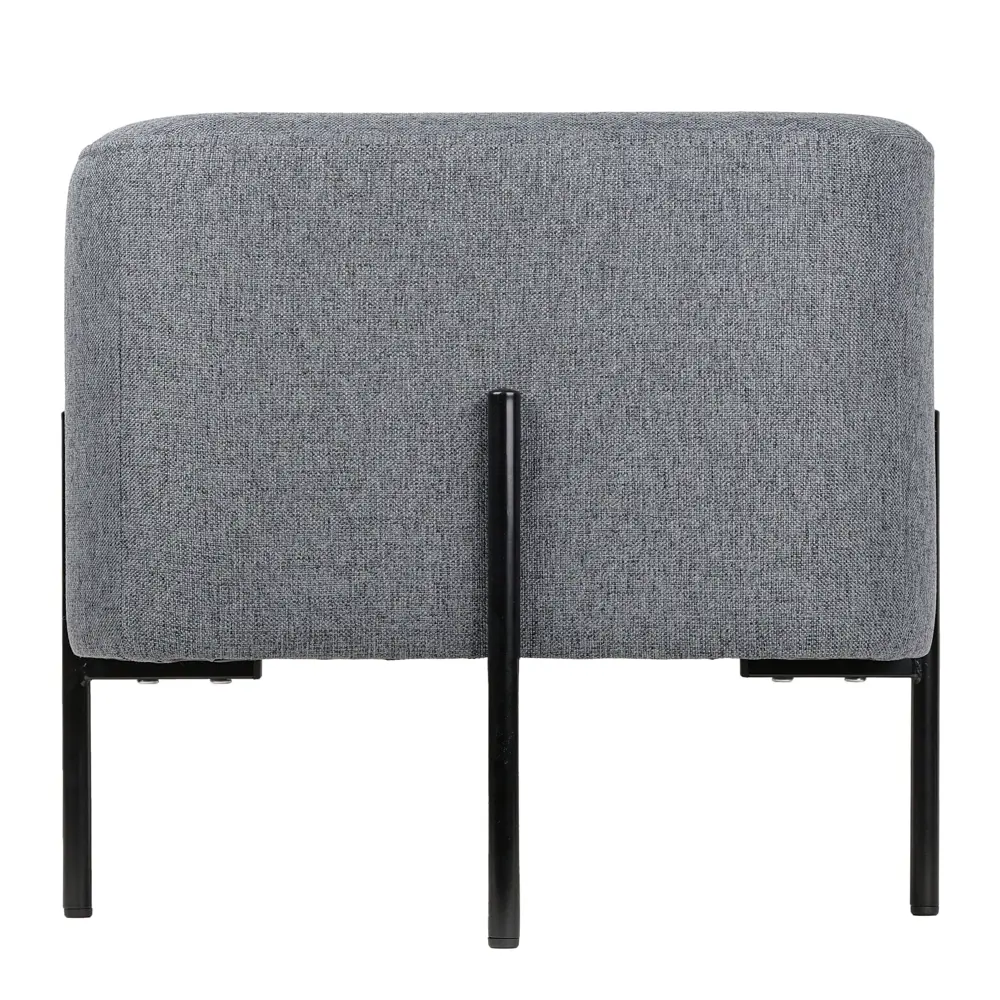 Пуф на ножках рогожка Эрик серый 45x42 см Santreyd STLM-2196521 - Вид №2