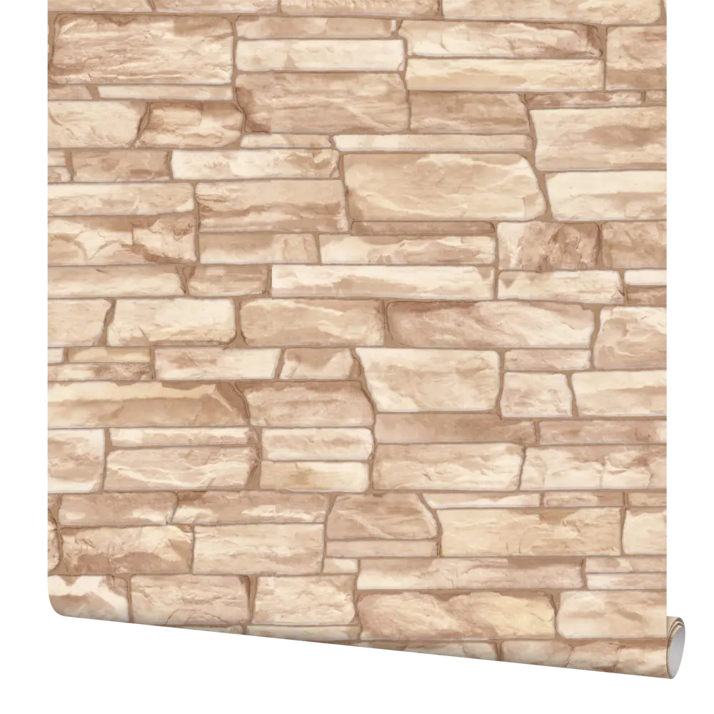 Обои виниловые Home Color Rubble бежевые 0.53 м 11026-22 83118971 STLM-2045214