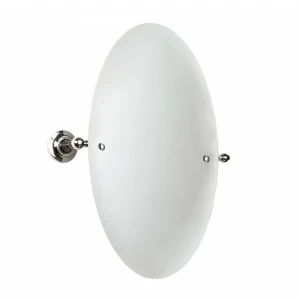 Traditional bathrooms Винтажное овальное зеркало для ванной Tb606blvariantenauch Glas / messing / porzellan