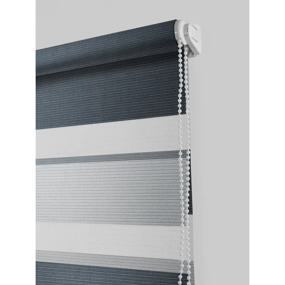 Штора рулонная день-ночь Порто 160x175 см серая MIAMOZA STLM-2162892 - Вид №1