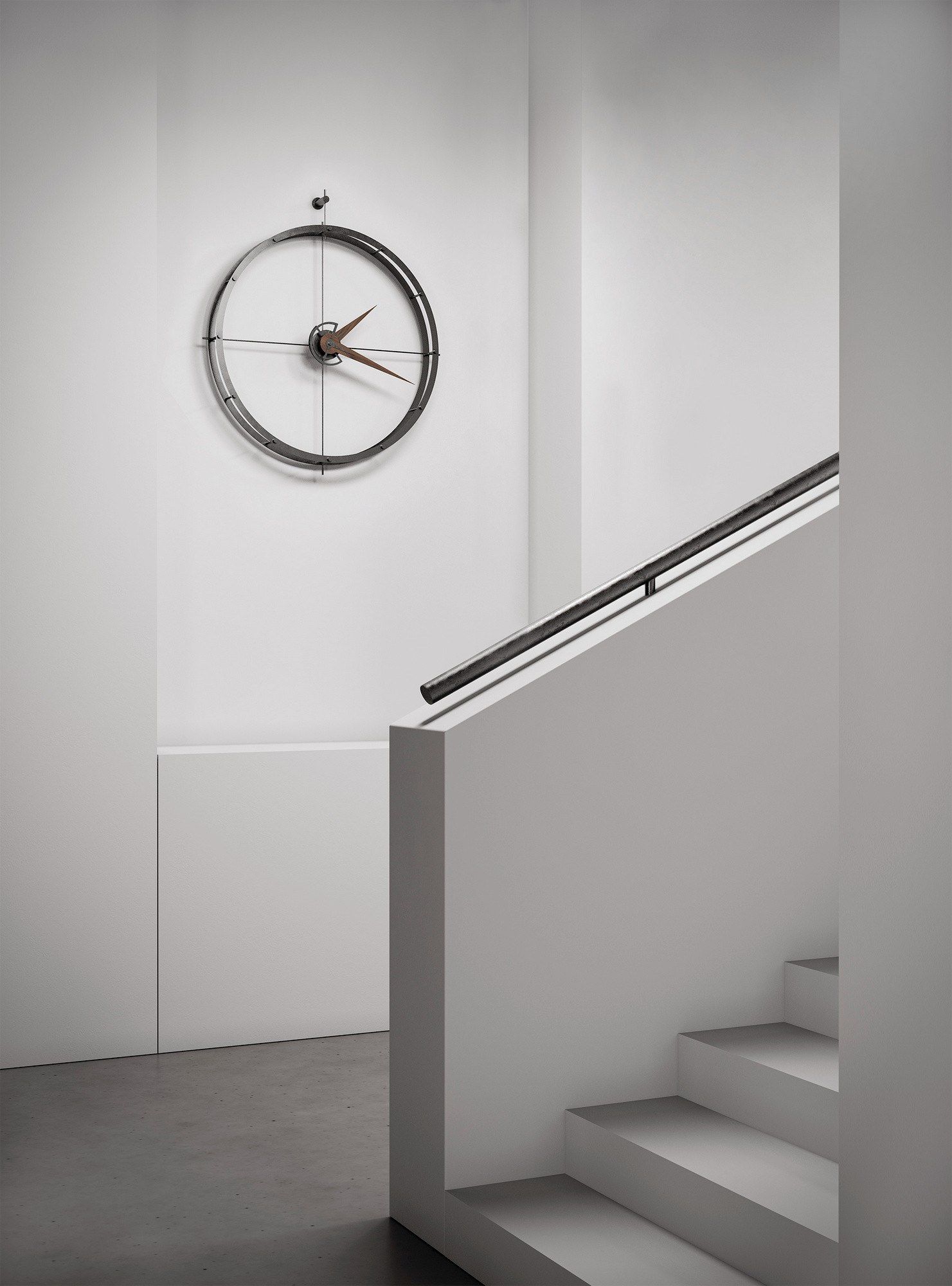 Настенные часы из нержавеющей стали NOMON кольца ARCH-00146973 - Вид №1