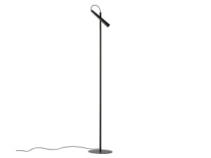 Стальная регулируемая светодиодная напольная лампа