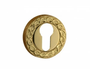 0EY070.000.30 Накладка с каплевидным вырезом европрофиля Античная латунь