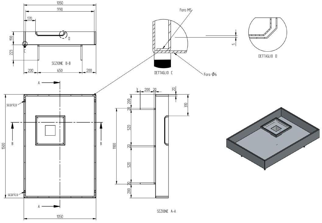 ITALKERO Открытый трехсторонний газовый камин sun-id-1421409 - Вид №3