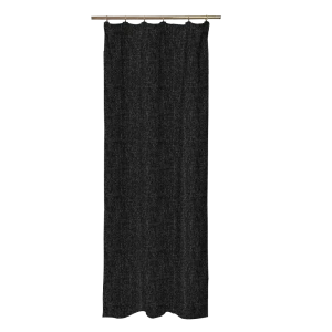 Штора на ленте Manilva 160x280 см цвет чёрный 83406970 STLM-2161601