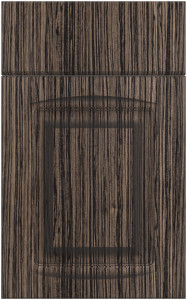 Фасады для кухни Патина Фрезеровка «Кембридж» Зебрано темное №119 SIST1940-222