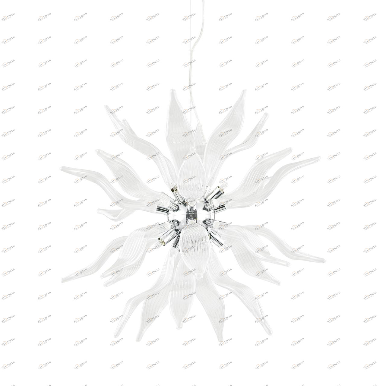 Подвесной светильник Ideal Lux Leaves SP8 Bianco IDEAL LUX ДИЗАЙНЕРСКИЕ, LEAVES BIANCO 072525 Белый 