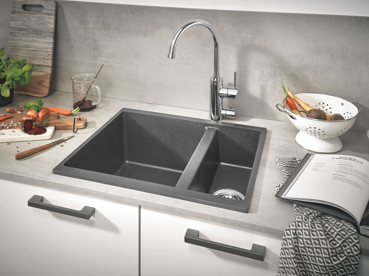 Смеситель для кухни с поворотным изливом Grohe концепция ARCH-00058343 - Вид №2