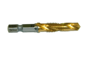 16378677 Сверло-метчик (М8х1.25х58 мм; HSS-TiN) 33828 SKRAB