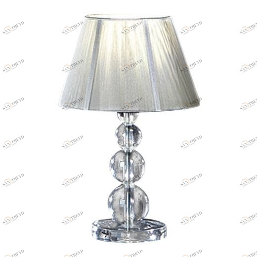 Настольная лампа 39х25 см прозрачная Mercury 662110 SCHULLER  00-3882438 Прозрачный;хром 