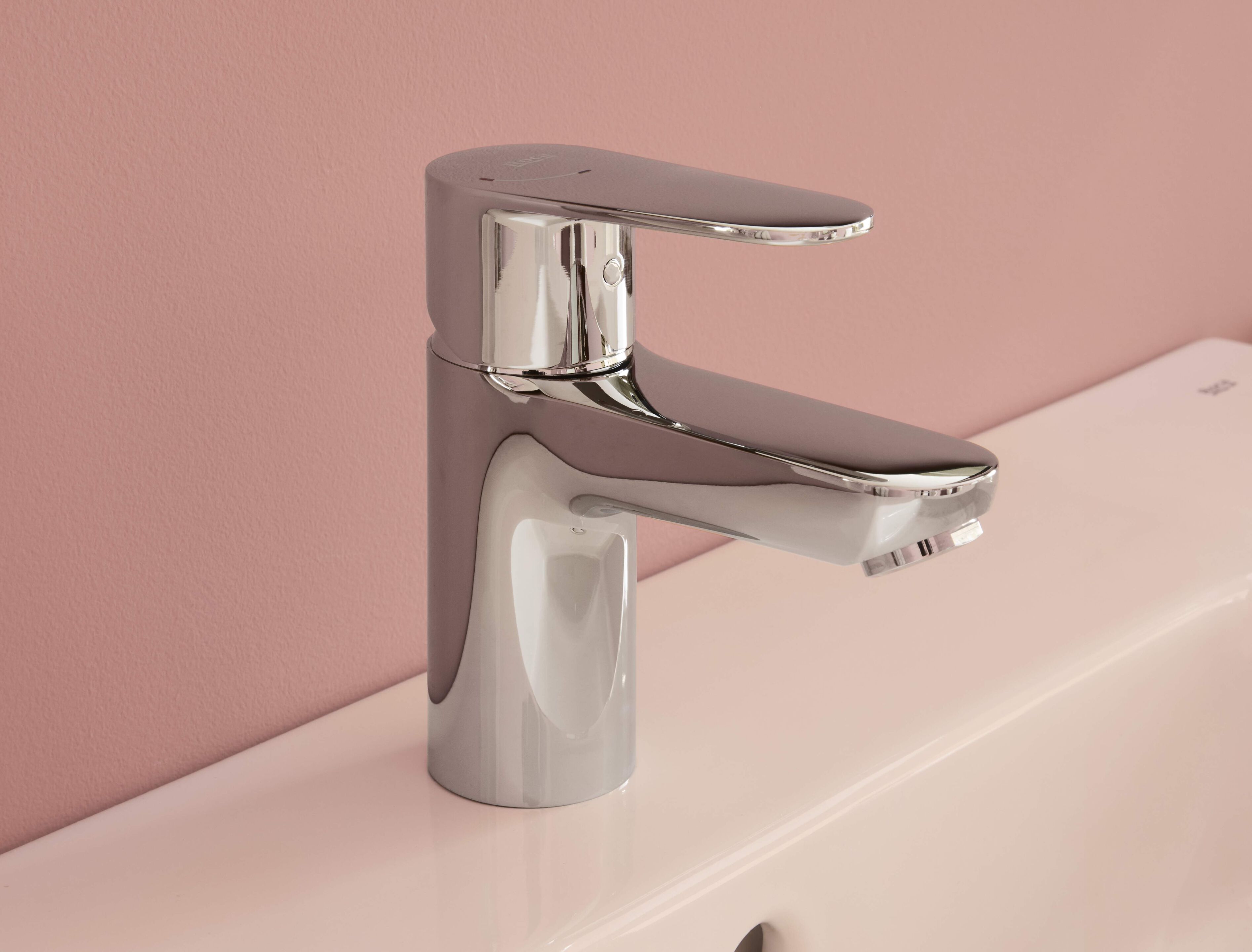 Смеситель для раковины из латуни с автоматическим сливом Roca Victoria Plus ARCH-00075960 - Вид №3