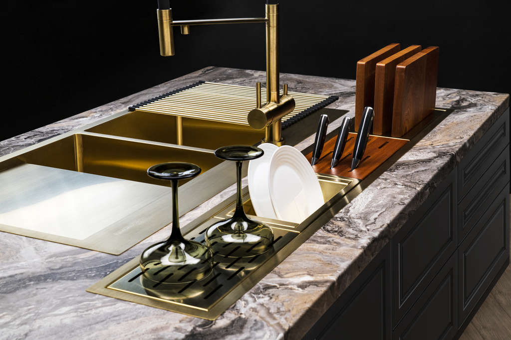 Кухонная мойка Akisame 100-2 GM-L OMOIKIRI 4973103 - Вид №3