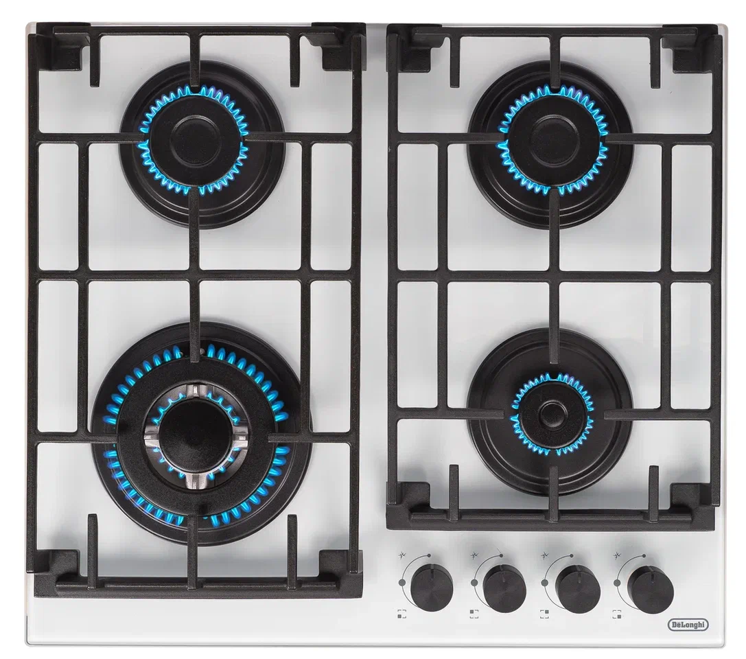 9087003 Газовая варочная поверхность DeLonghi GRETA 6GW BB STDN-0044924 - Вид №2