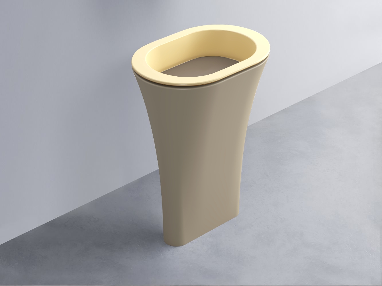 AMLA65-CN+AMPILO-AN+AMCOLO-AV Раковина Amedeo Ovale отдельностоящая cielo Enjoy + Amedeo Ceramica Cielo