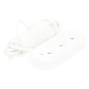 Удлинитель без заземления Lux 3 розетки 5 м цвет белый 12766011 STLM-2077349