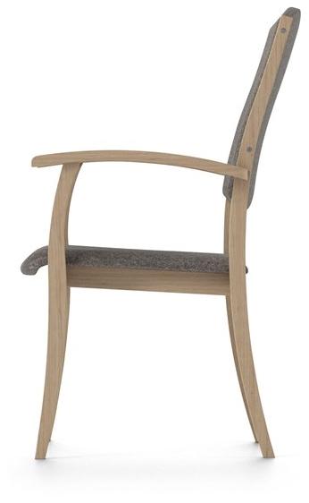 Штабелируемый тканевый стул с подлокотниками Polka | health & care 30-25/1 Santreyd - Вид №4