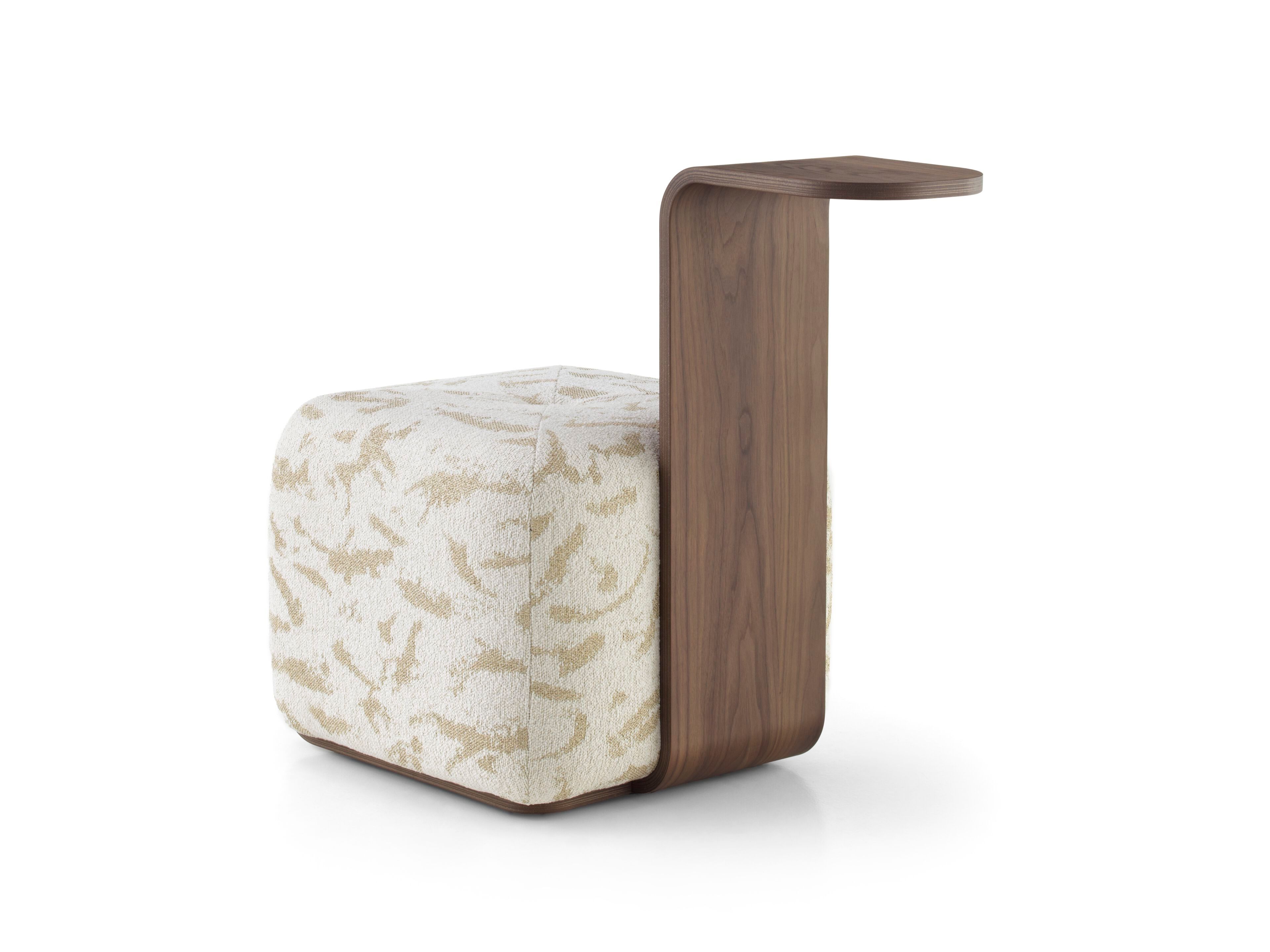 Ткань поворотный пуфик с журнальным столиком SITIA DONDO ARCH-00005202