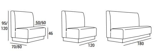 Диван для контракта Domingo Salotti Десмонд ARCH-00023290 - Вид №4