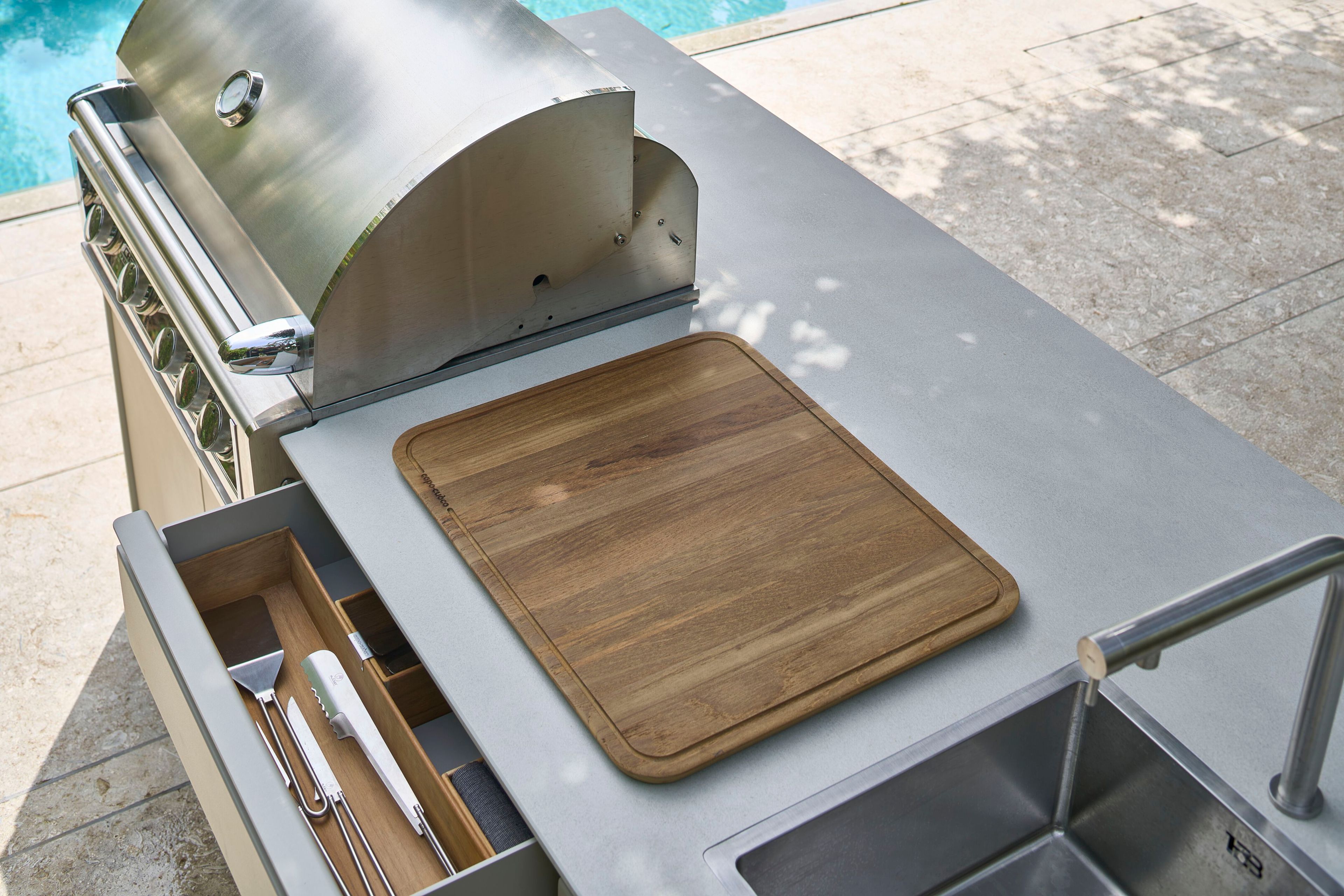 Алюминиевая наружная кухня с порошковым покрытием capocuòco ARCH-00051355 - Вид №4