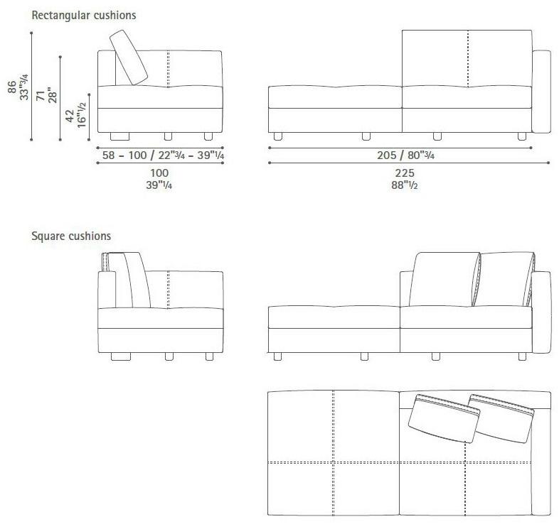 Poltrona Frau Модульный диван La collezione - divani e poltrone sun-id-1459157 - Вид №33