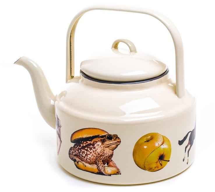 Seletti Эмалированный металлический чайник Seletti wears toiletpaper sun-id-1479131 - Вид №1