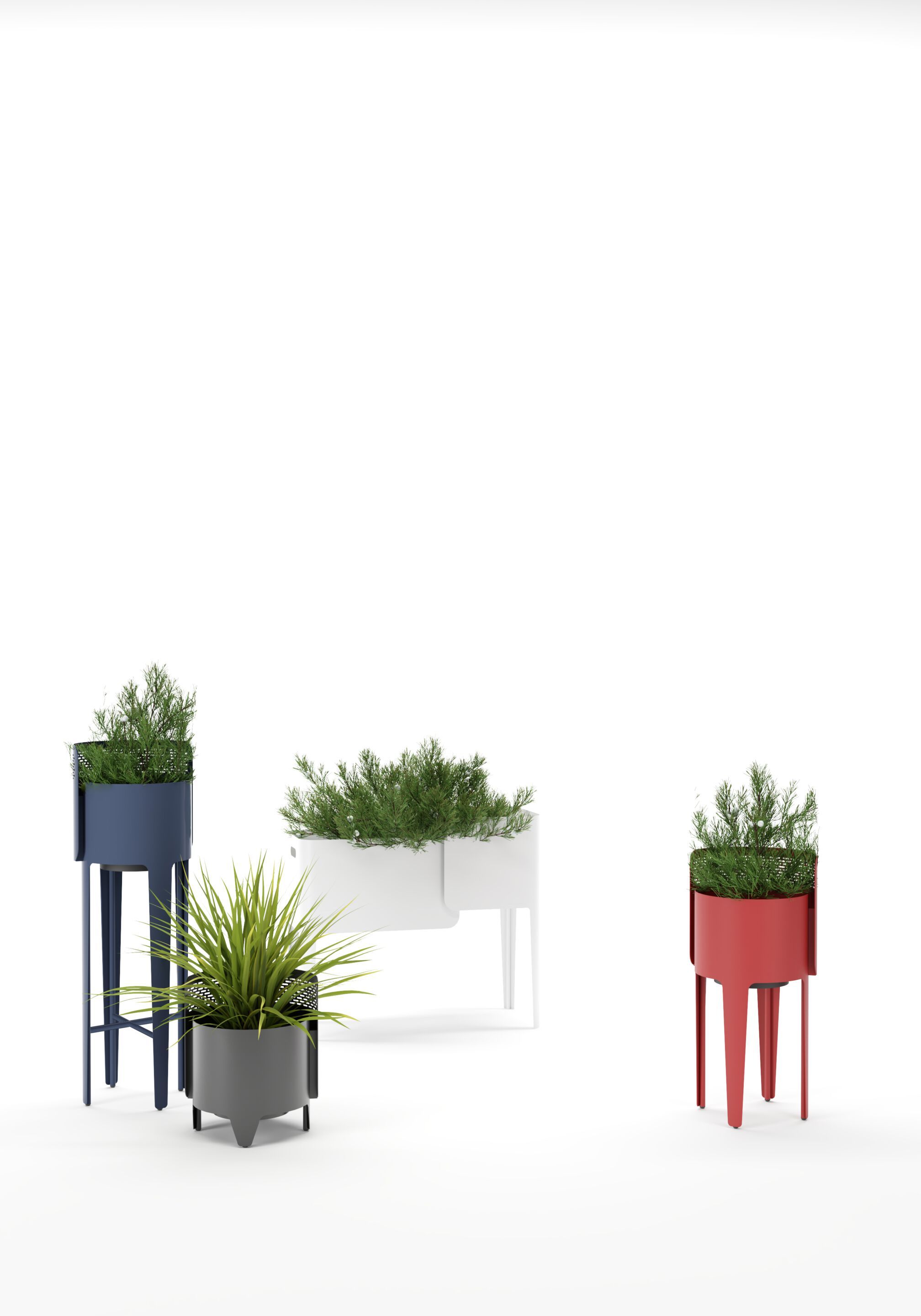 Высокая алюминиевая плантатор VINEKO Империя ARCH-00034893 - Вид №1