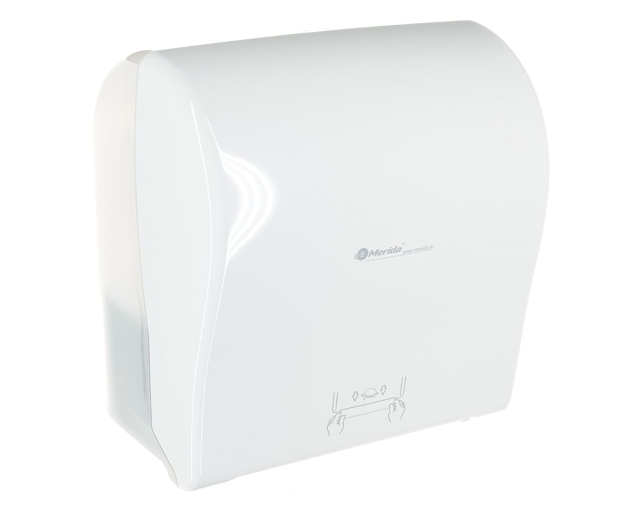 PROMO16 Диспенсер для полотенец SOLID за 100 злотых нетто при покупке 2 коробок полотенец CLASSIC AUTOMATIC RAB301 Merida  - Вид №1