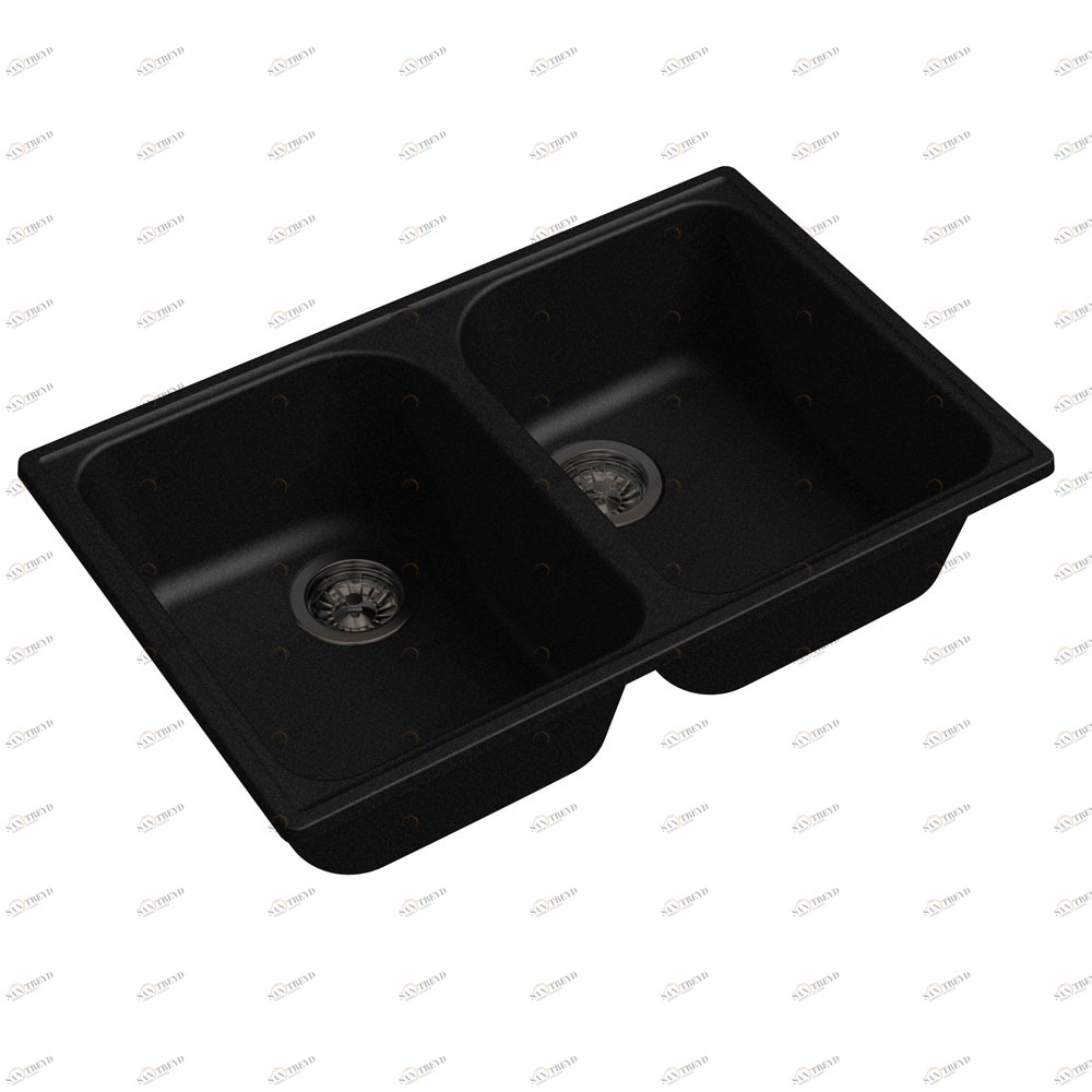 RQ610 антрацит Мойка кухонная прямоугольная Raiber 