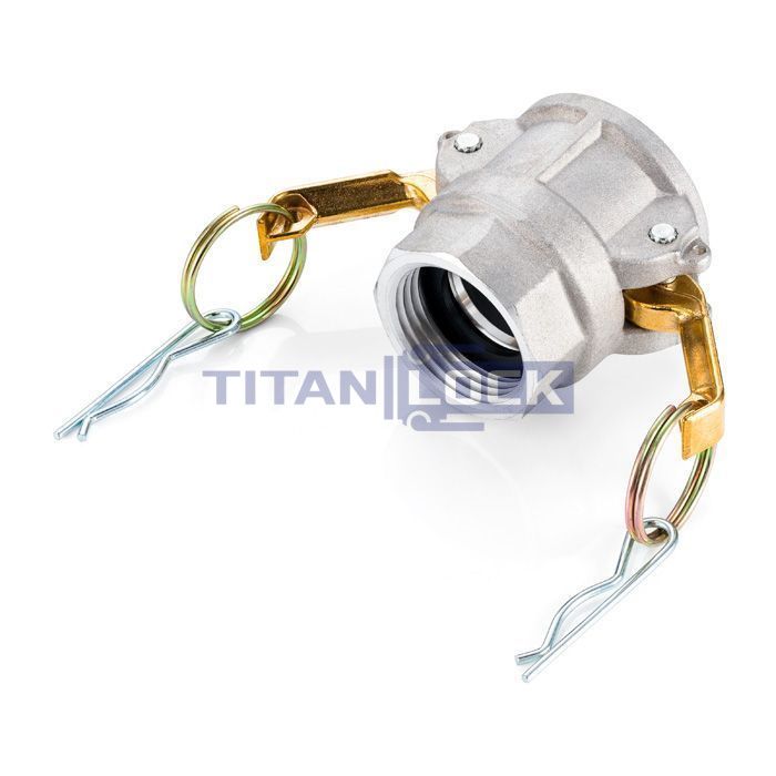 Камлок алюминиевый тип D розетка, внутр. резьба BSP 2", TL200DAL TITAN LOCK  - Вид №4