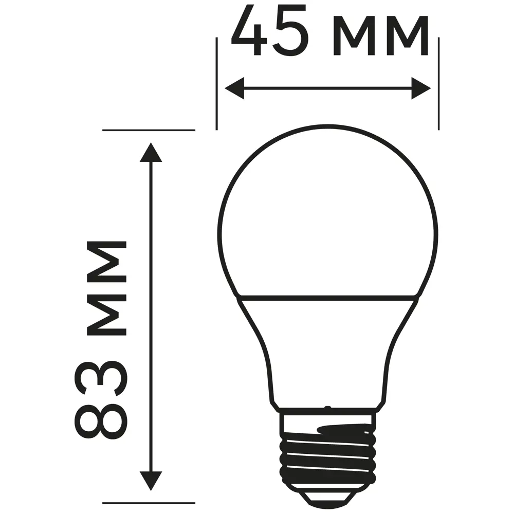 Santreyd LED-лампа E27 шар 8Вт теплый белый свет 82991698 STLM-0038592 - Вид №4
