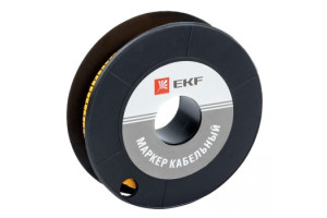 16036278 Кабельный маркер 4.0кв.мм, 1, 500ед, ЕС-2 plc-KM-4-1 EKF