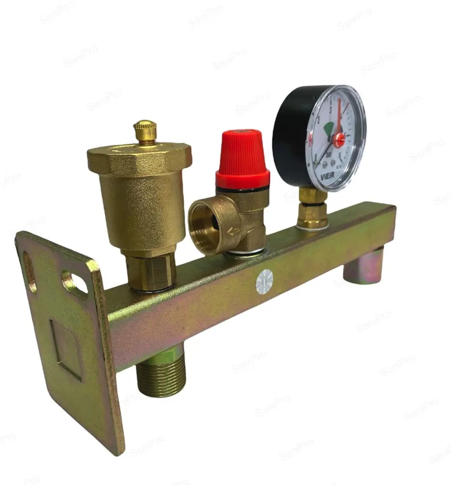 91073918 Группа безопасности котла ViEiR AQ1058 настенная 3/4'' 3 бар сталь STLM-0801407
