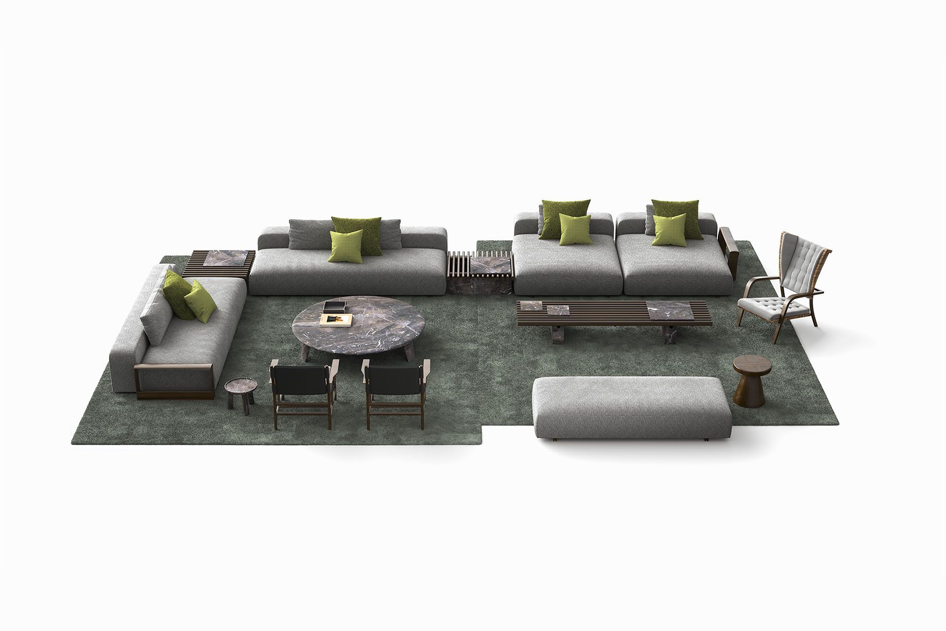 Садовое кресло из красного дерева и кожи Exteta Levante ARCH-00055416 - Вид №11