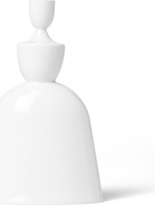 10535469 Sieger by Furstenberg Подсвечник Sieger by Furstenberg "Флорентина" 23см (белый) Фарфор