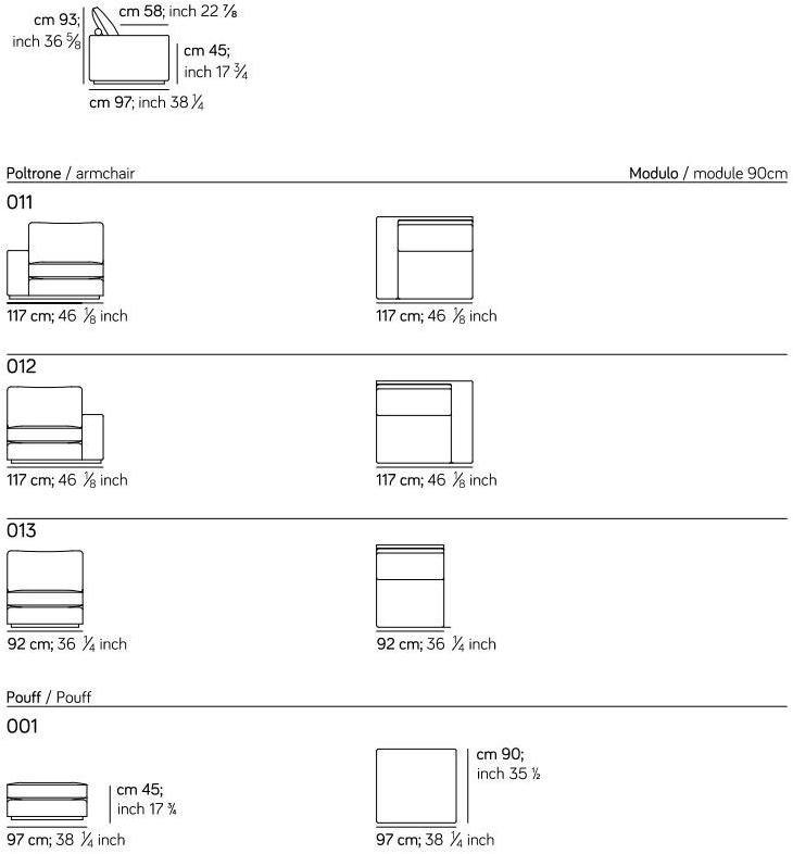 AMURA 3-х местный кожаный диван Murray Am022.060 - Вид №9