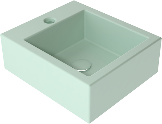 SQULAV25 Подвесная раковина настенная GSG CERAMIC SQUARE