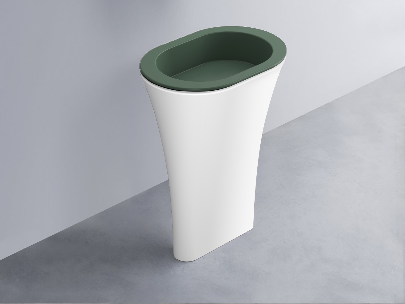AMLA65-MU+AMPILO-MU+AMCOLO-BL Раковина Amedeo Ovale отдельностоящая cielo Enjoy + Amedeo Ceramica Cielo