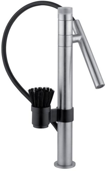 Quadrodesign Смеситель для кухни с вытяжным душем Kitchen inox sun-id-1493593 - Вид №1