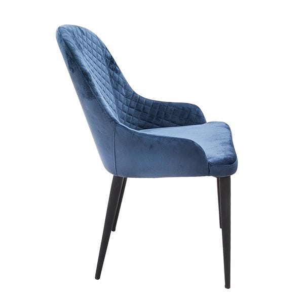 Стул мягкий синий Leto UNICO  248829 Голубой  - Вид №1