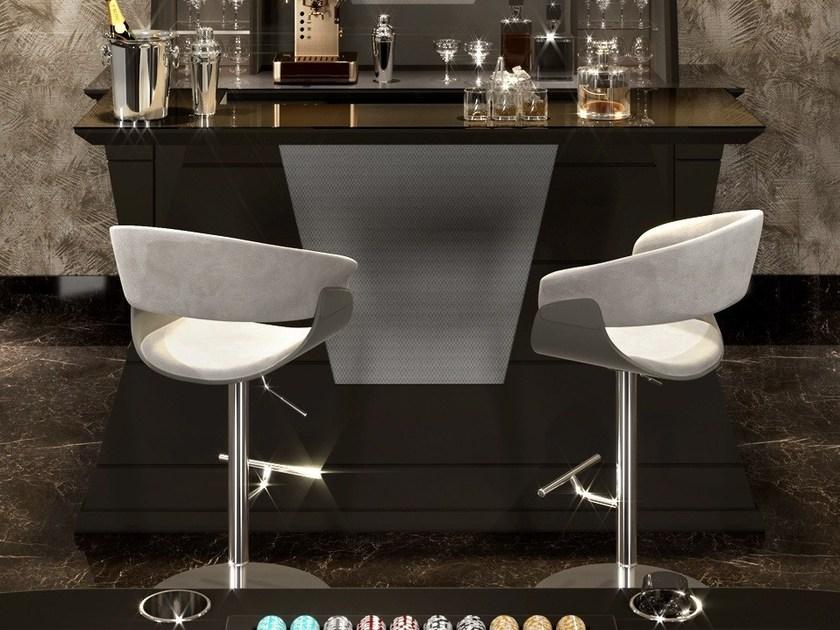 Vismara Design Бархатный барный стул со спинкой Luxury entertainment sun-id-1429376 - Вид №4