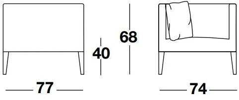Frigerio Salotti Кожаное кресло с подлокотниками Adele sun-id-1428745 - Вид №3