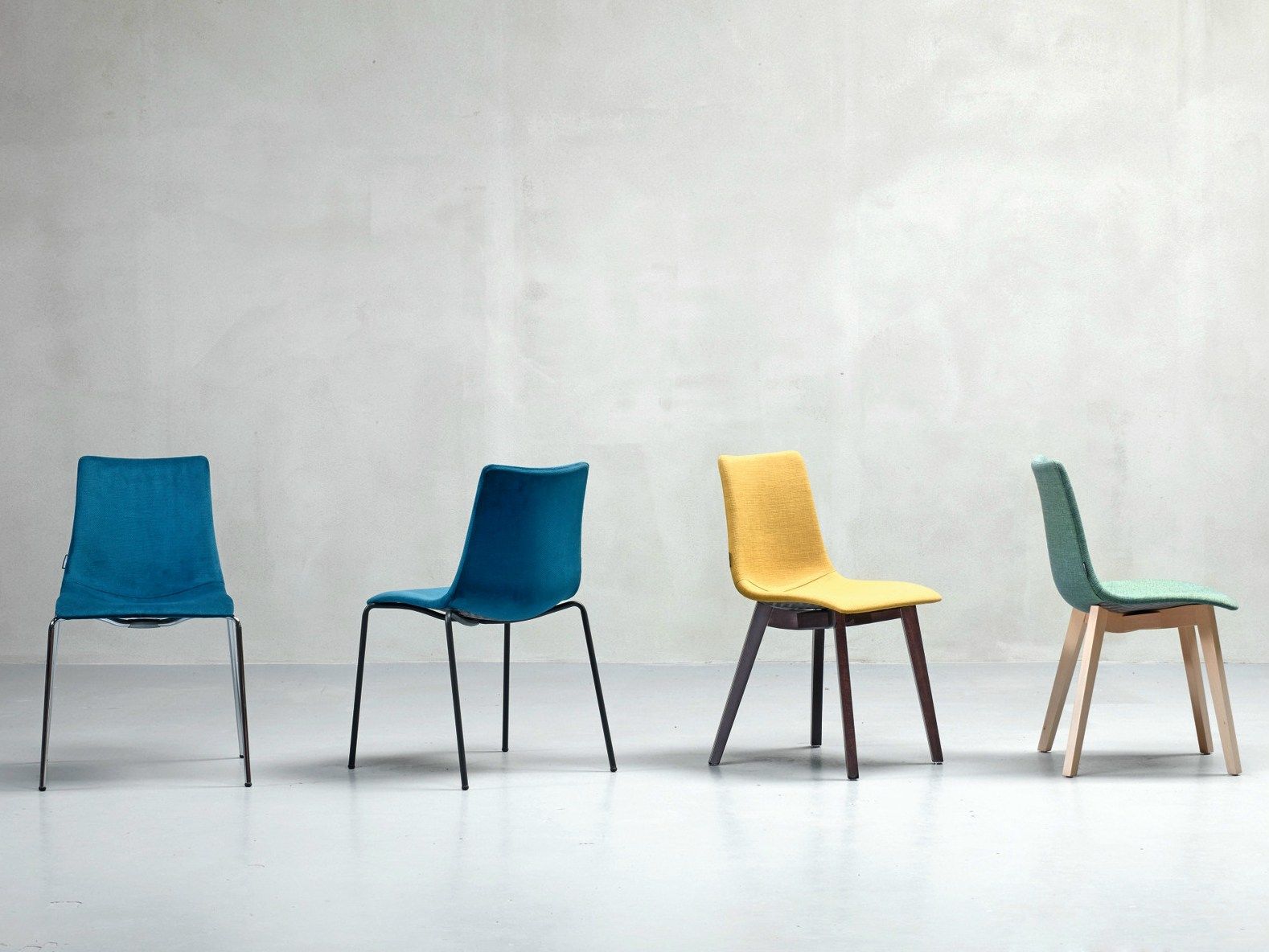 Штабелируемый стул с мягкой тканью S-CAB Zebra ARCH-00112011 - Вид №9