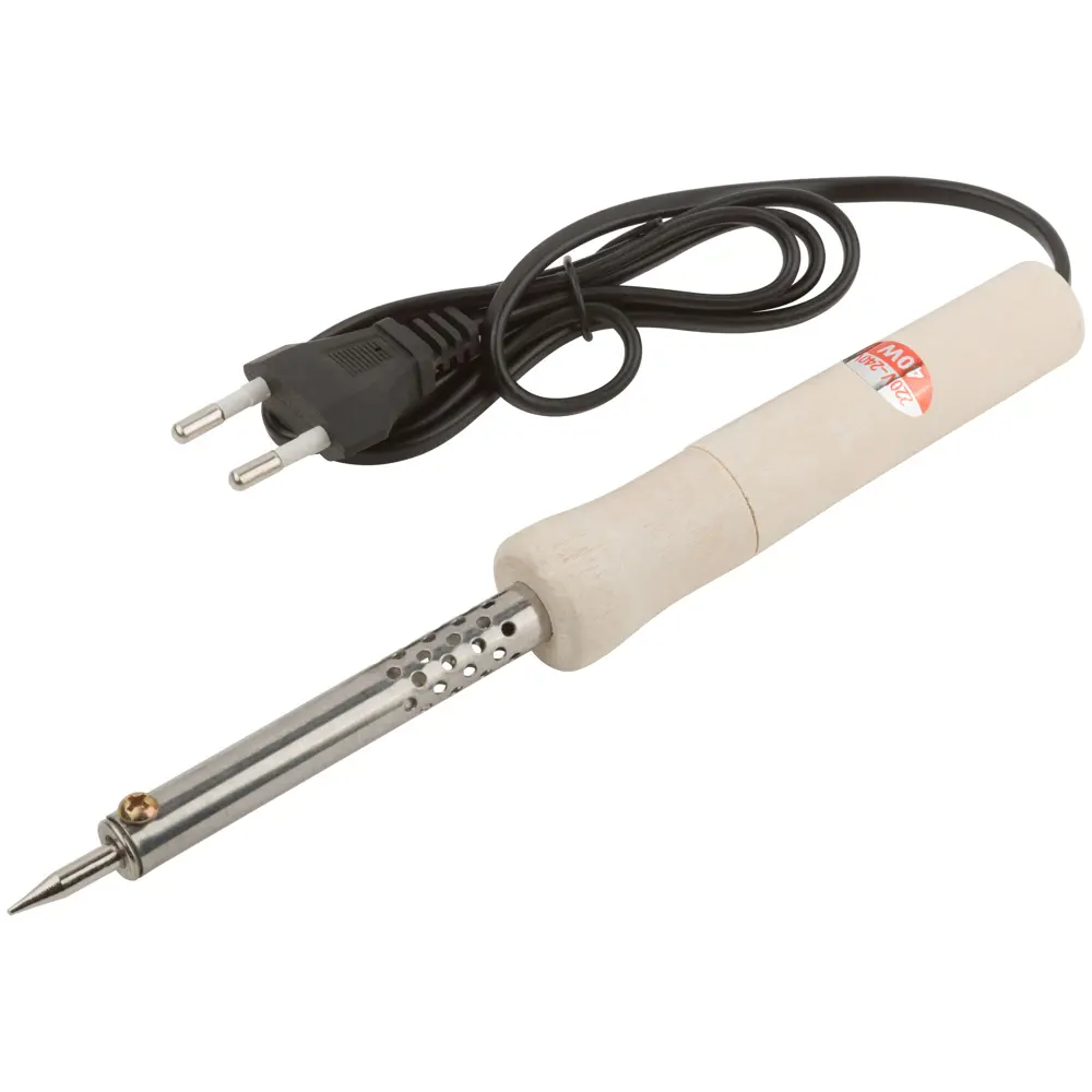 Паяльник электрический с деревянной ручкой Mos, 40 Вт Santreyd STLM-2024352