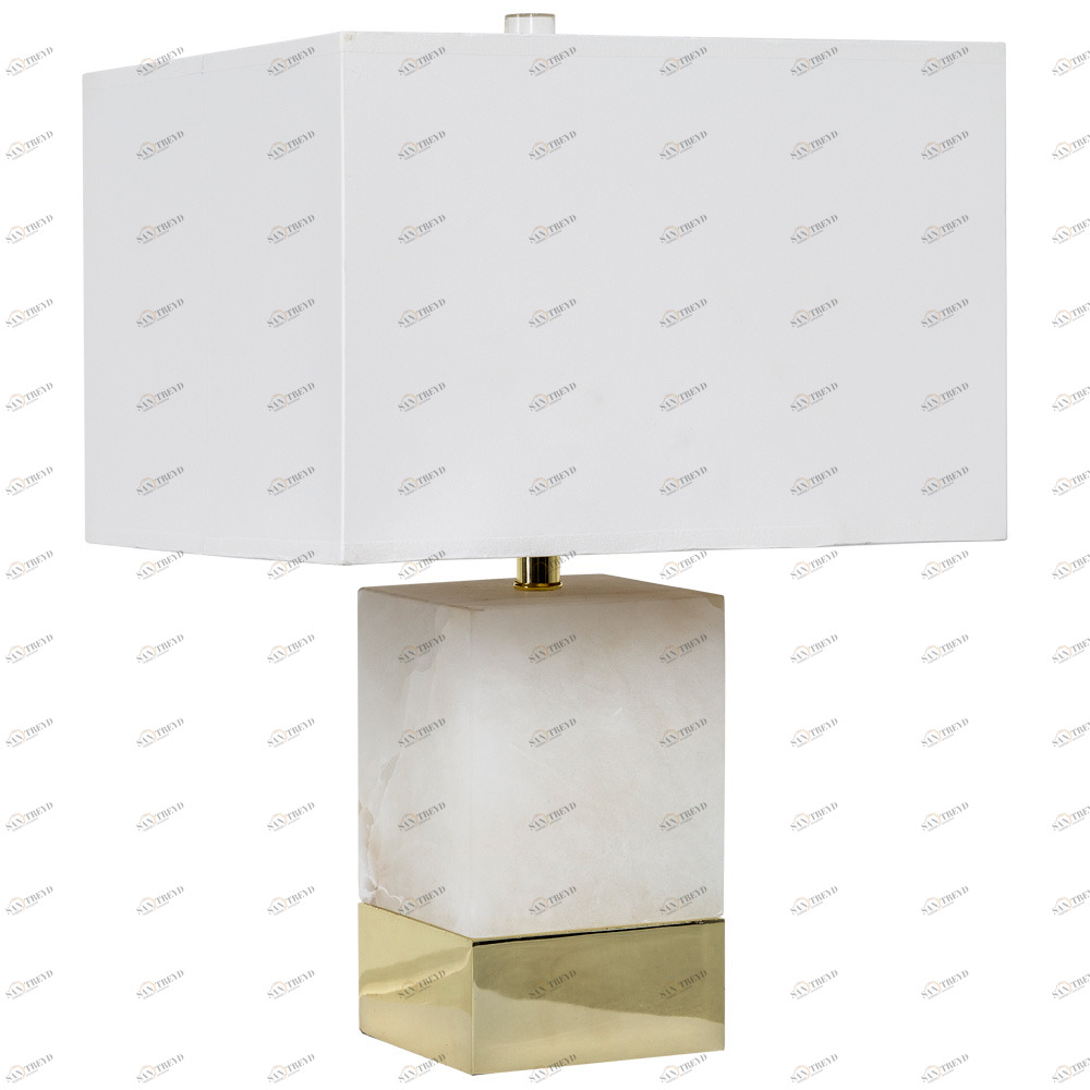 Настольная лампа «Каррара» 3112645 BYOBJECT ВАЗА 130291 Белый;золото Object Desire 