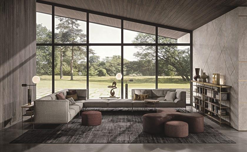 Frigerio Salotti Секционный кожаный диван Cloud sun-id-1499358 - Вид №1