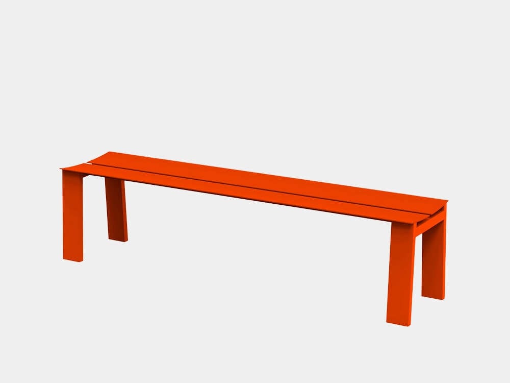 Алюминиевая скамья с порошковым покрытием RS Barcelona Seu ARCH-00067573 - Вид №130