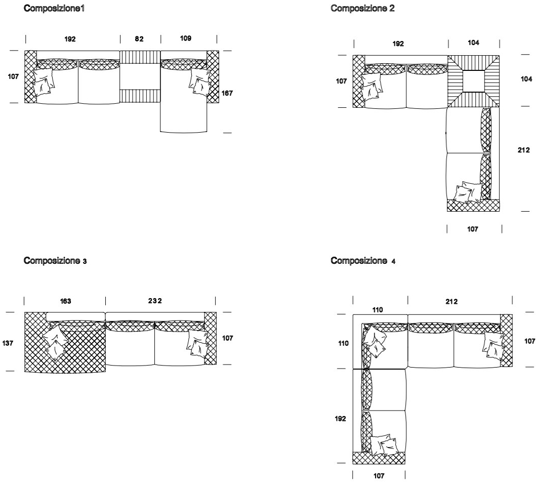 Former In Italia Модульный угловой диван в бархате Parioli sun-id-1442511 - Вид №3