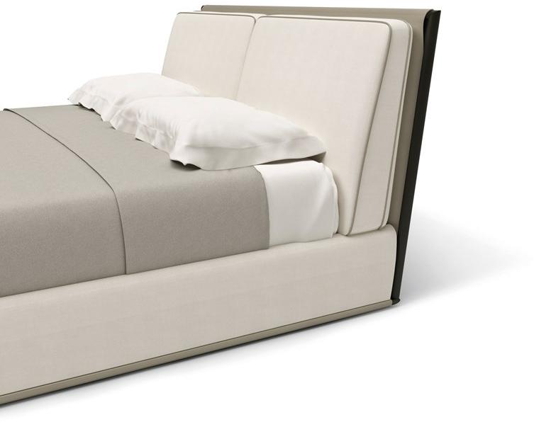 Giorgetti Кровать с обивкой из ткани sun-id-1456310 - Вид №1