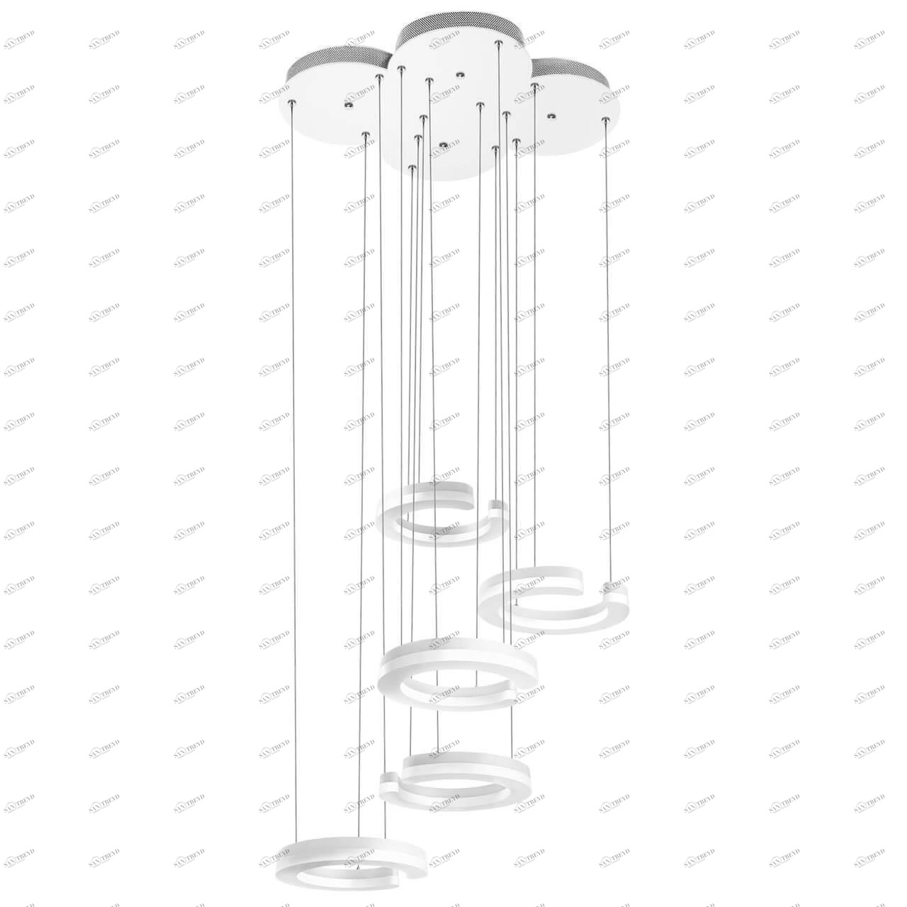 Подвесная светодиодная люстра Lightstar Unitario 763436 LIGHTSTAR ДИЗАЙНЕРСКИЕ, UNITARIO 220499 Белый 